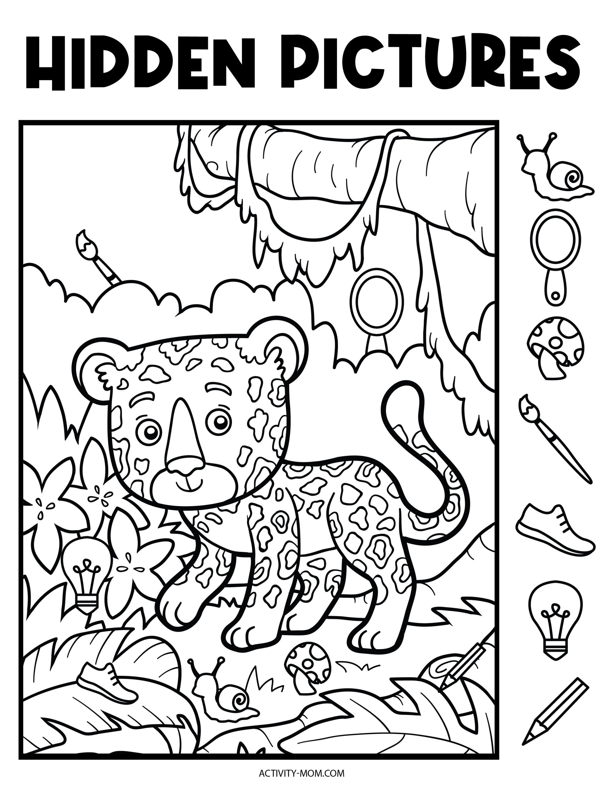 Free Printable Picture Find Puzzles