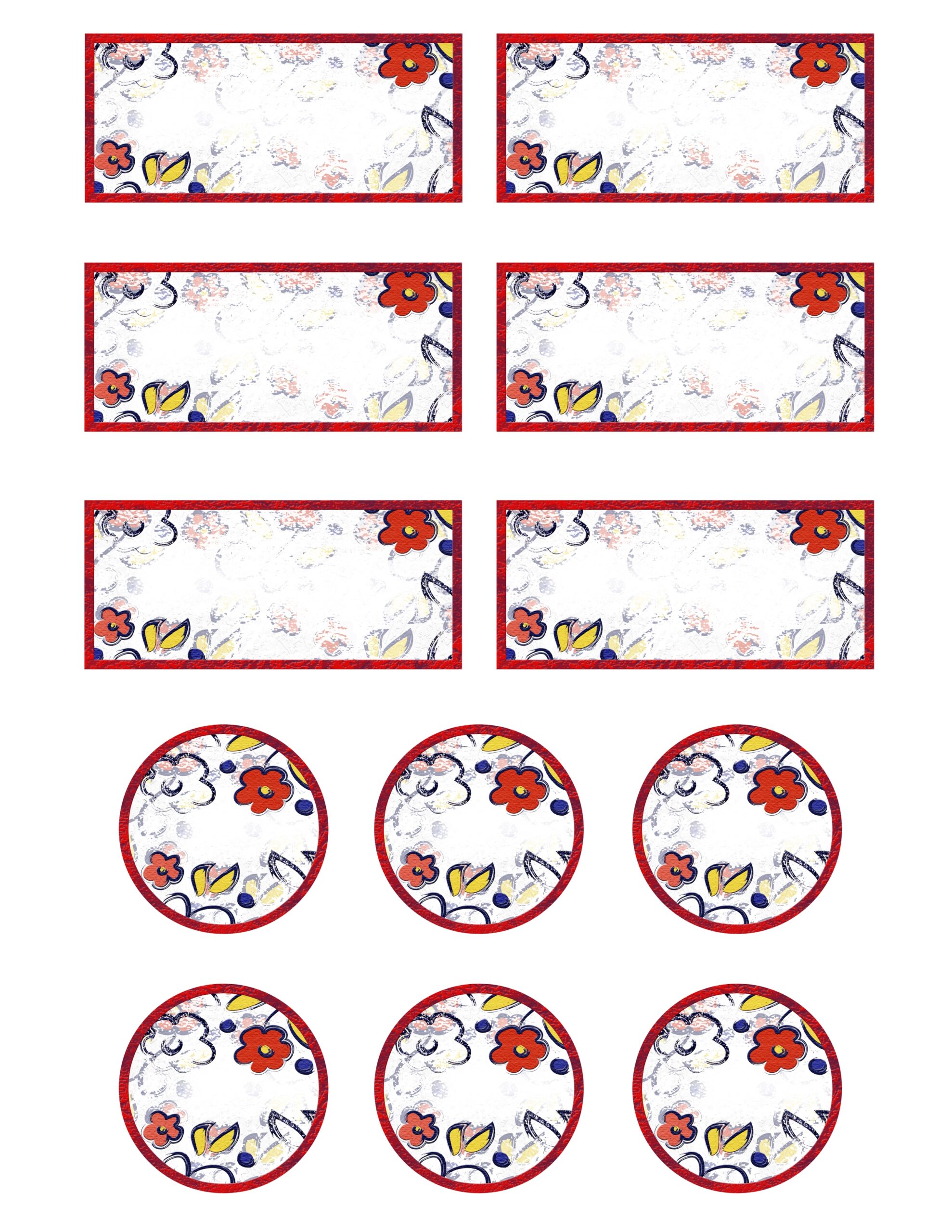 Free Printable Jar Labels Template Word