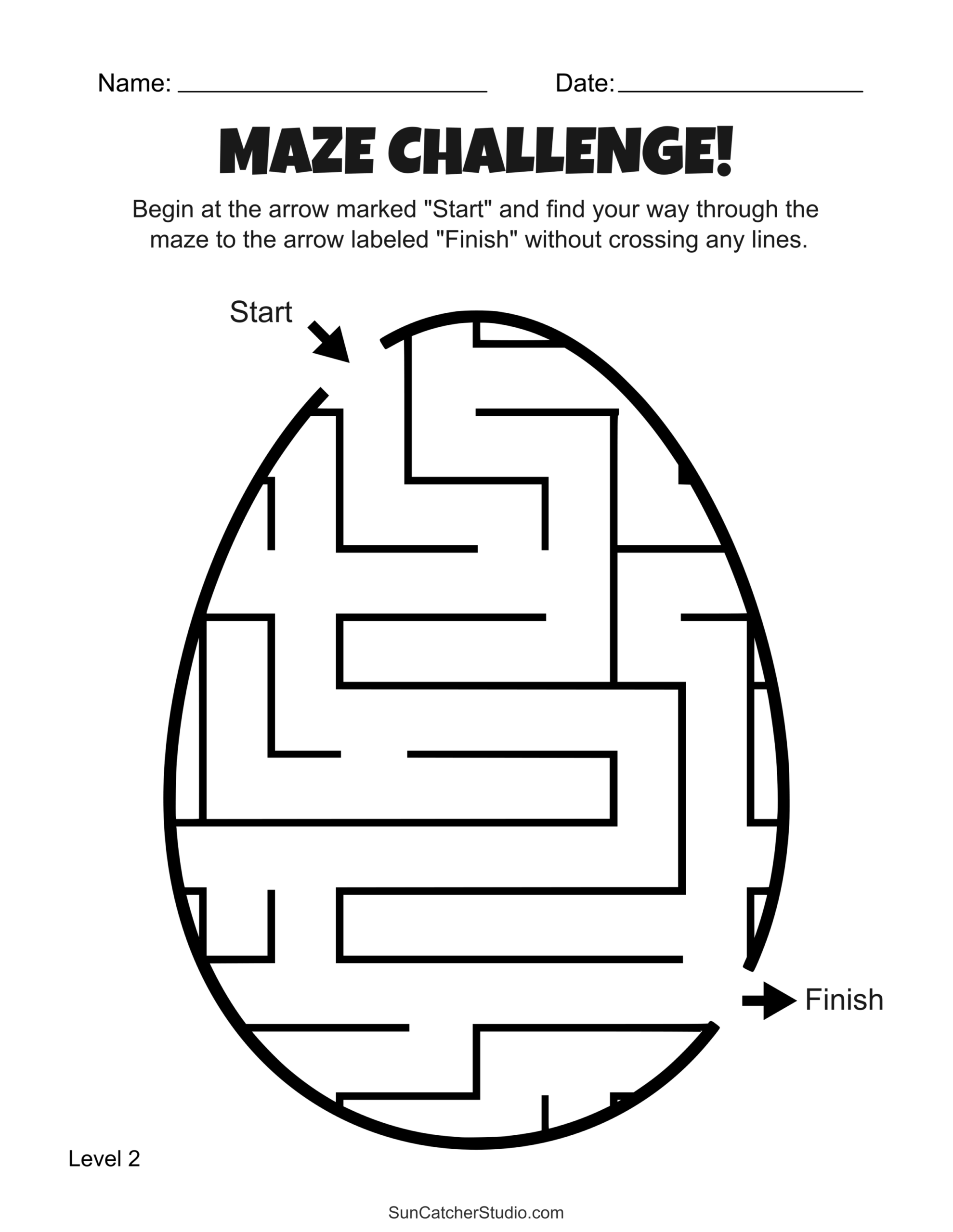 Free Printable Maze Activities And Puzzle Worksheets For Kids 