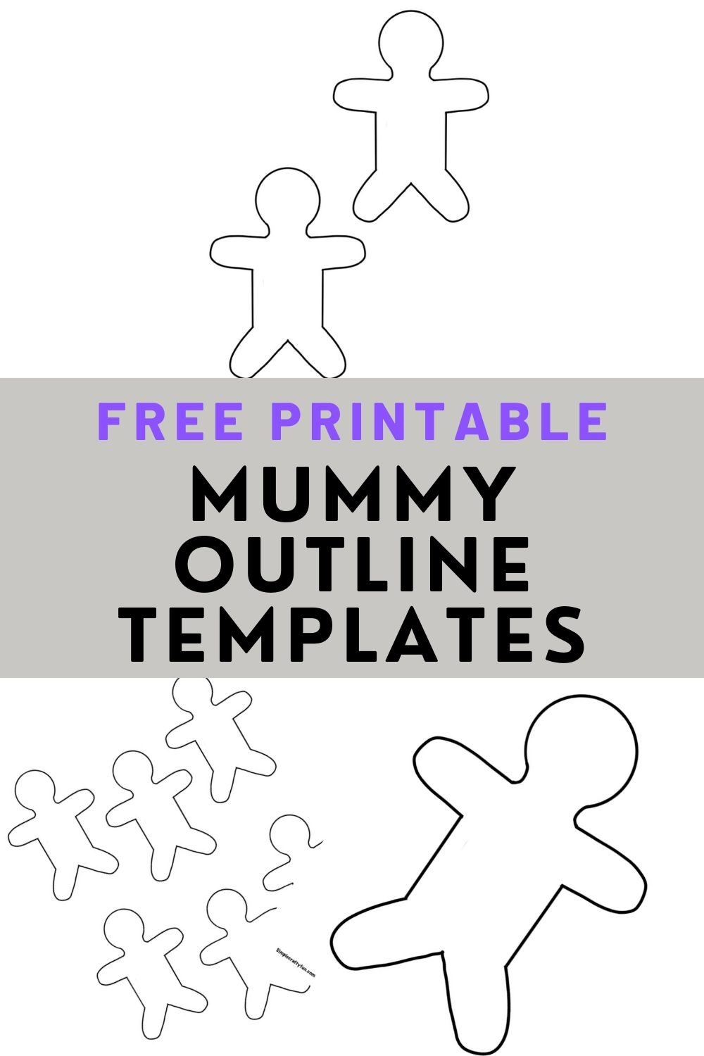 Mummy Template Printable