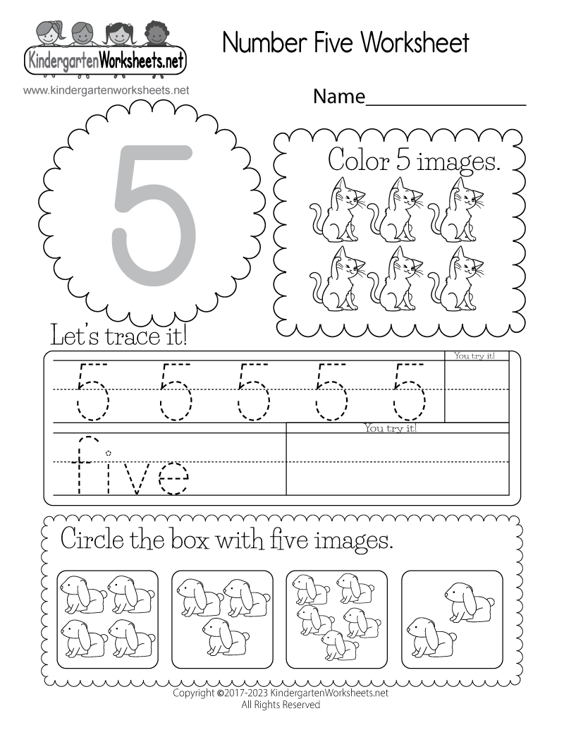 Free Printable Pre K Worksheets Numbers