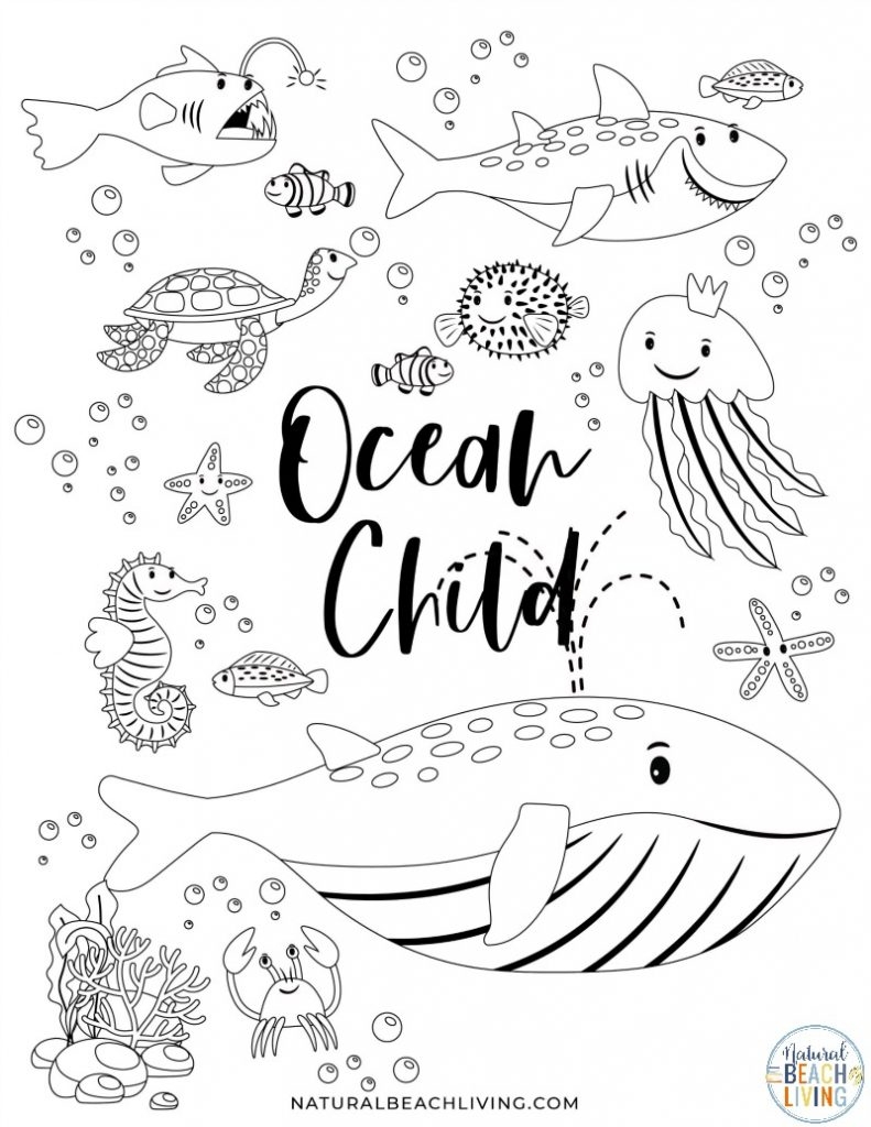 Ocean Printables For Preschoolers