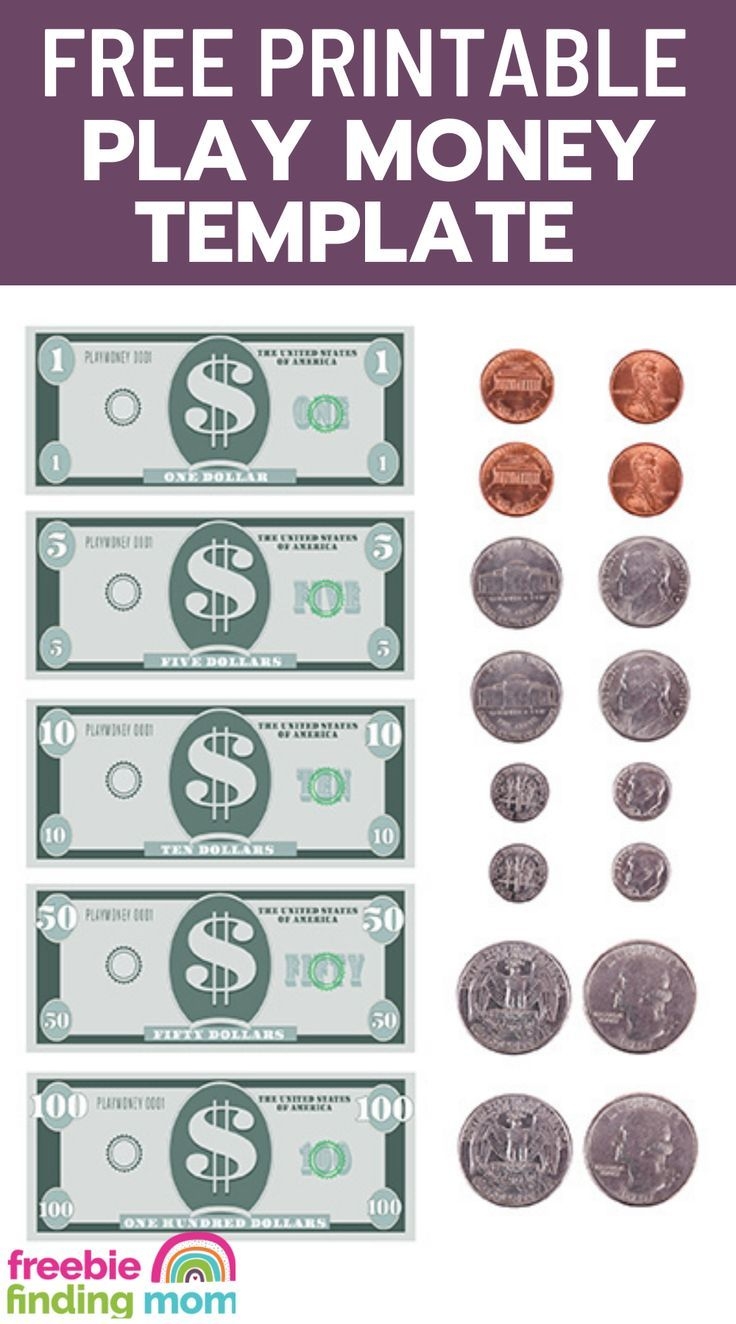 Free Printable Fake Money Template