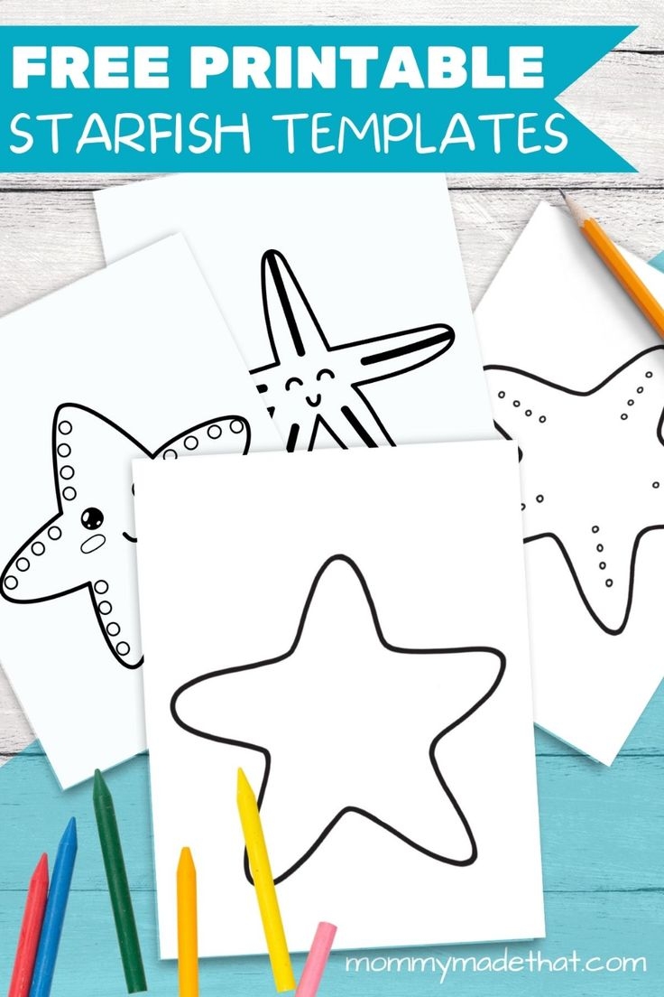 Free Printable Starfish Template