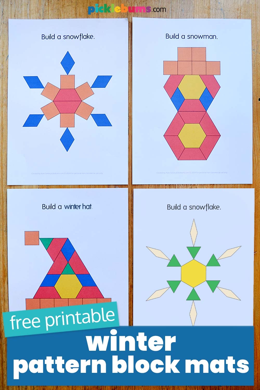 Pattern Blocks Free Printable