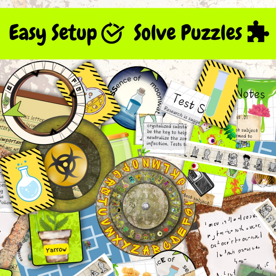 Free Printable Activity Room Escape Puzzles