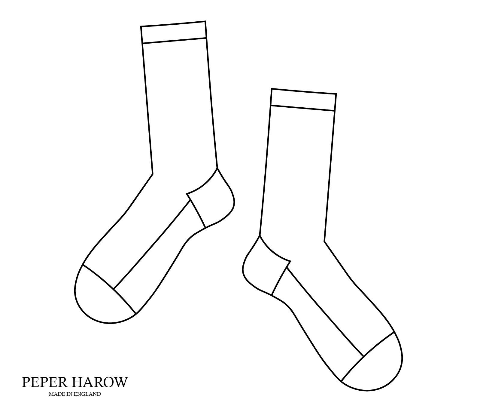 Free Sock Design Template Peper Harow
