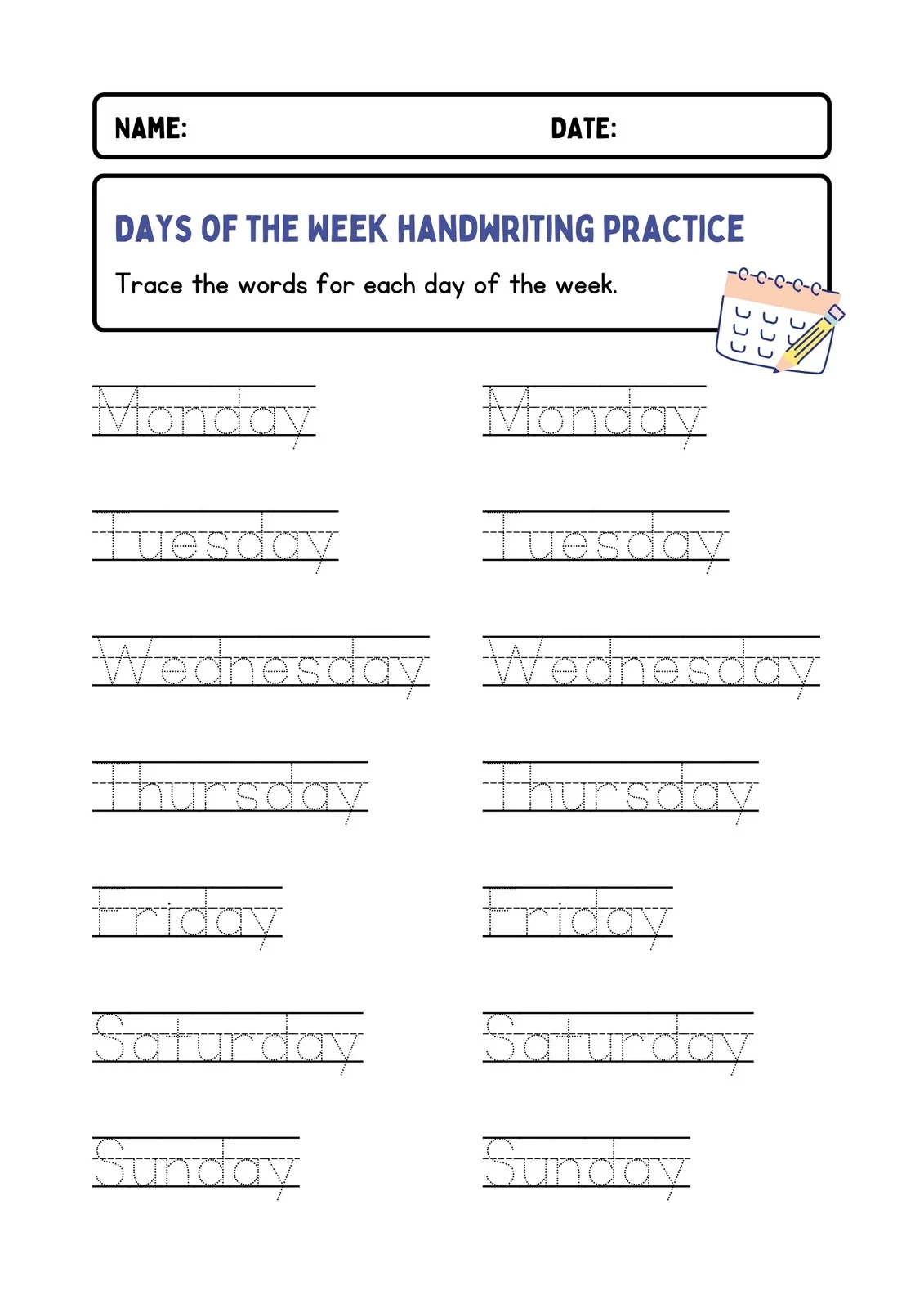 Free Printable Spelling Worksheets Uk