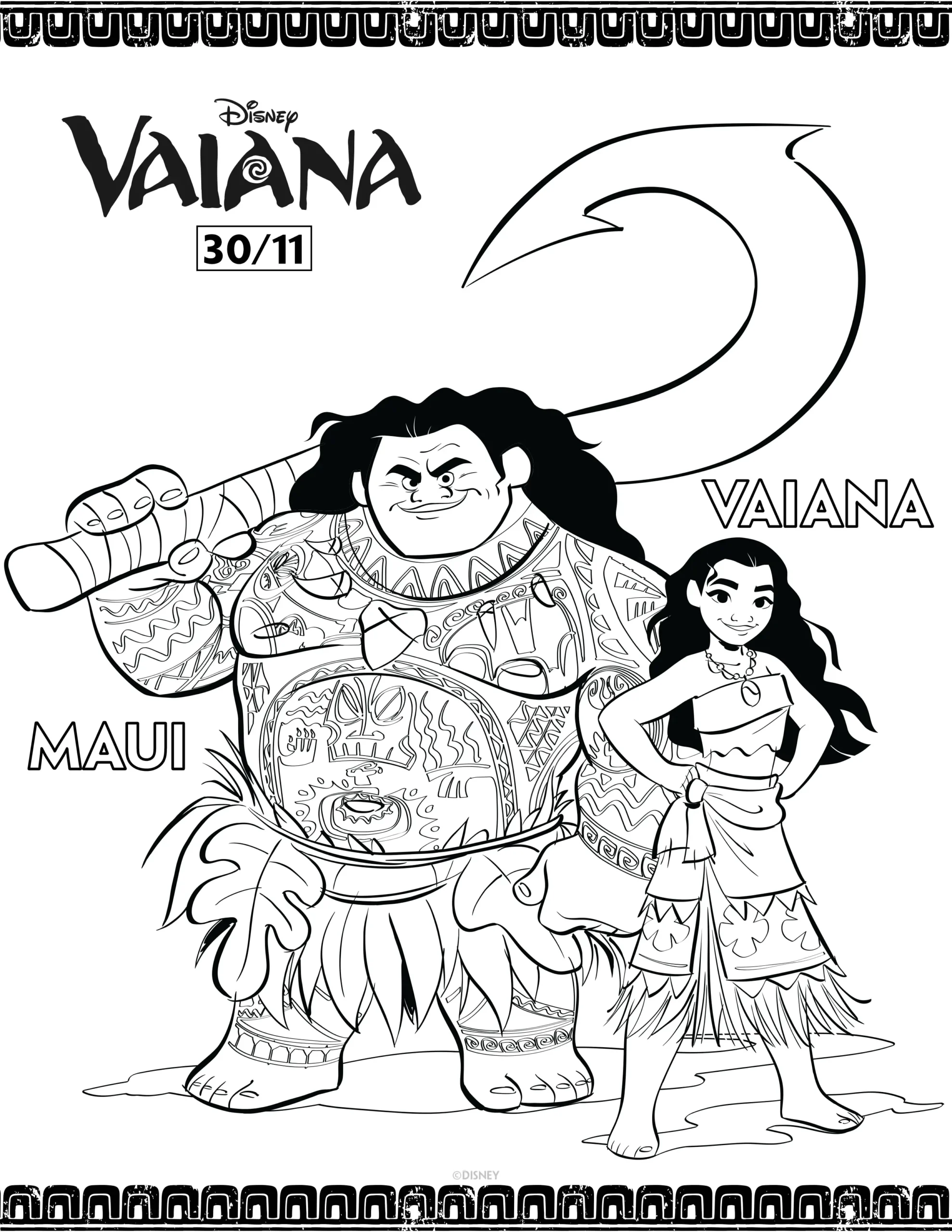 Moana Free Printable Images