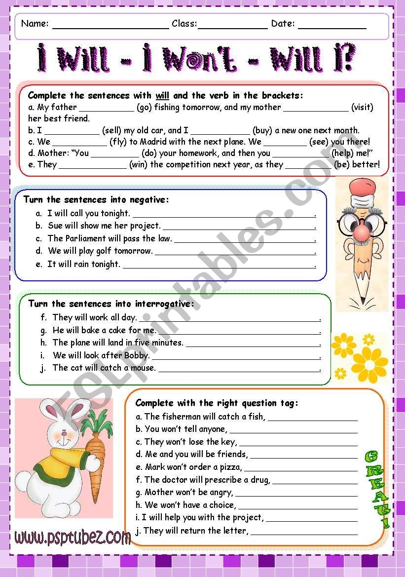 Free Will Worksheet Download Free Will Worksheet Png Images Free 