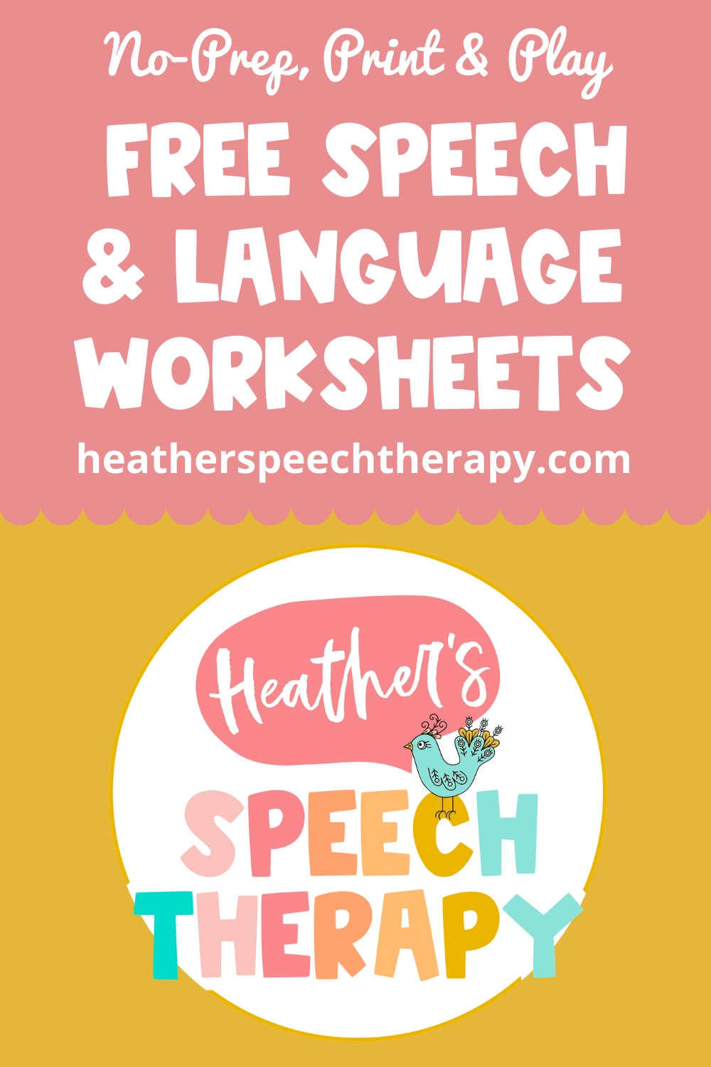 Free Printable Speech Therapy Worksheets