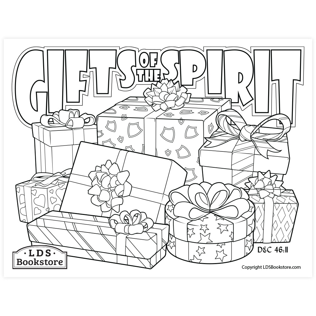 Gifts Of The Spirit Coloring Page Printable Doctrine And 