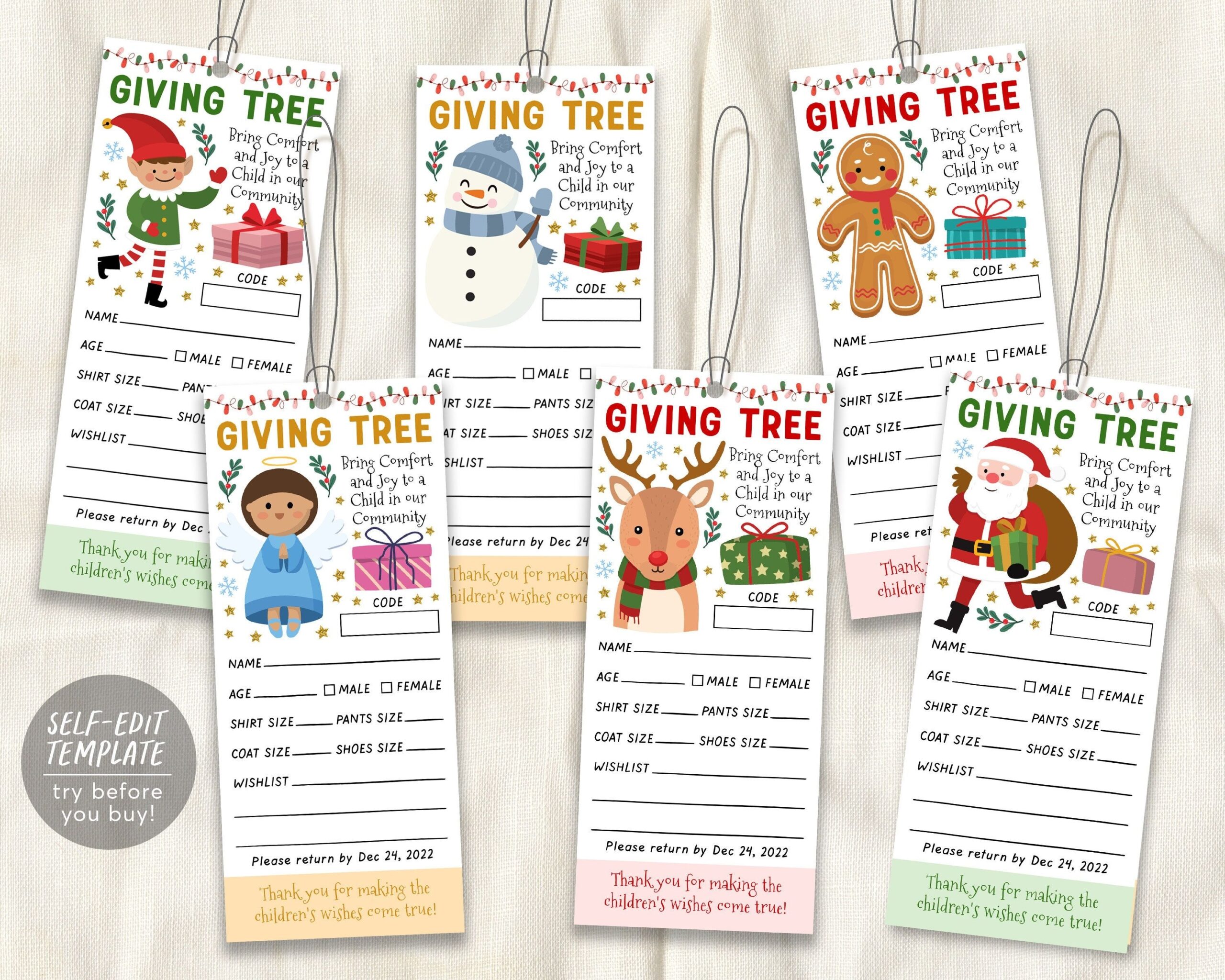 Giving Tree Tags Shop On Pinterest