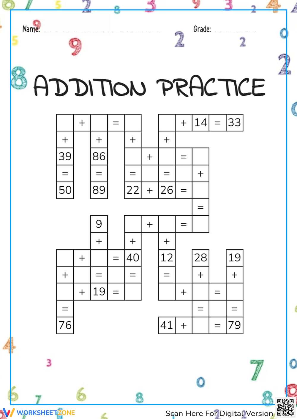 Grade 2 Crossword Worksheets amp Printable