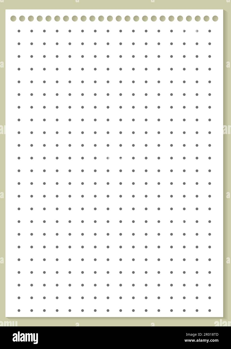 Graph Paper Printable Dotted Grid Paper On White Background 