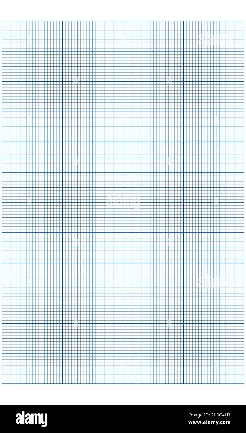 Graph Paper Printable Millimeter Grid Paper With Color Lines 