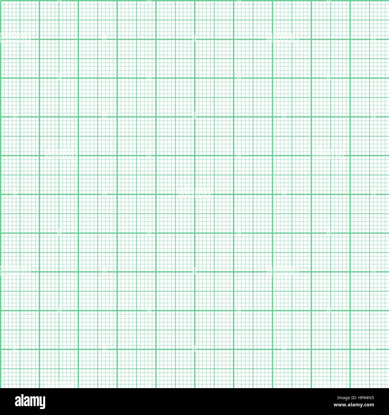 Graphing Paper Printable Green