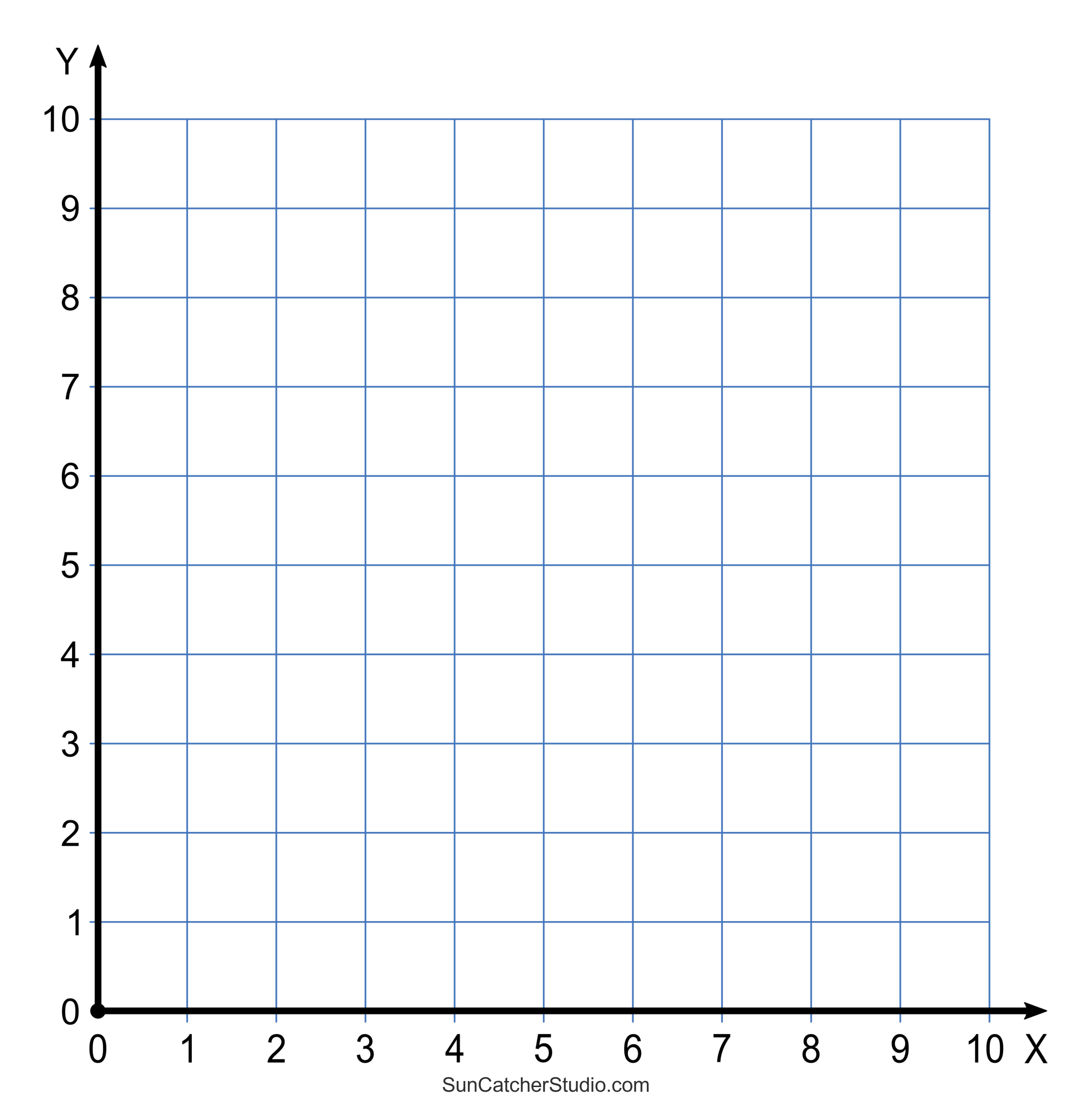 Graph Paper With Y And X Axis