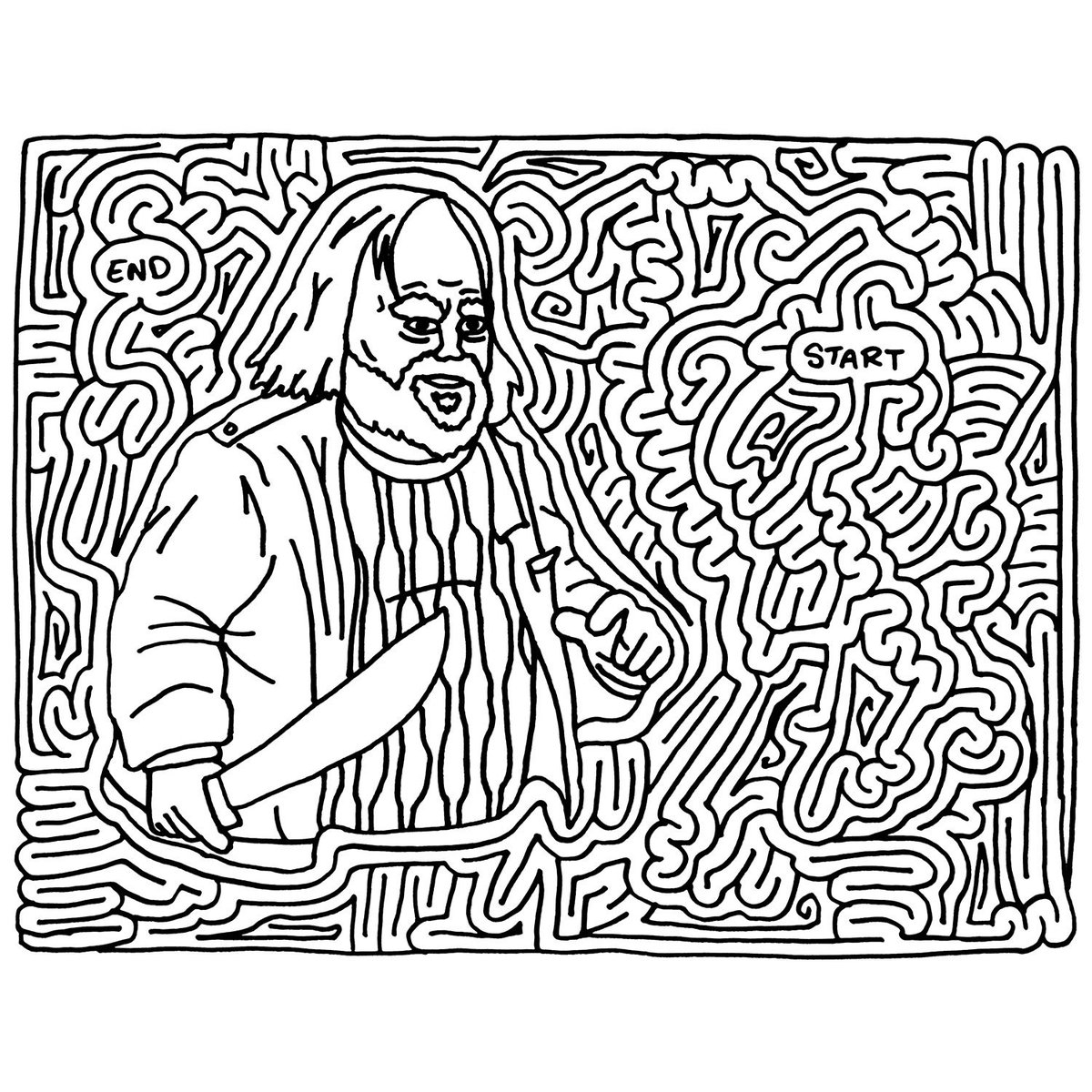 Printable Adult Maze Puzzles