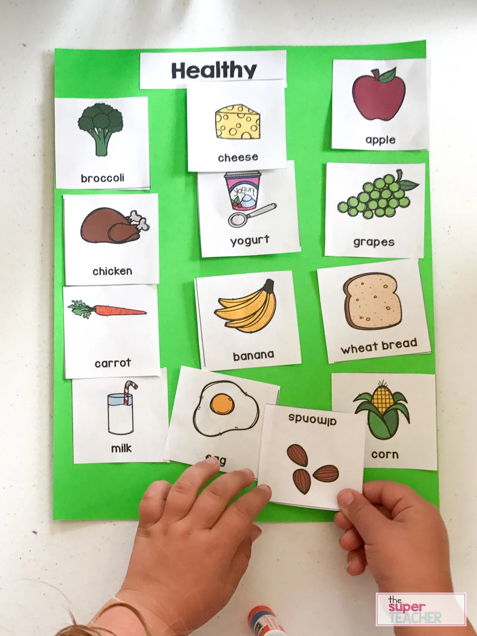 Healthy Foods Worksheet FREE DOWNLOAD The Super Teacher