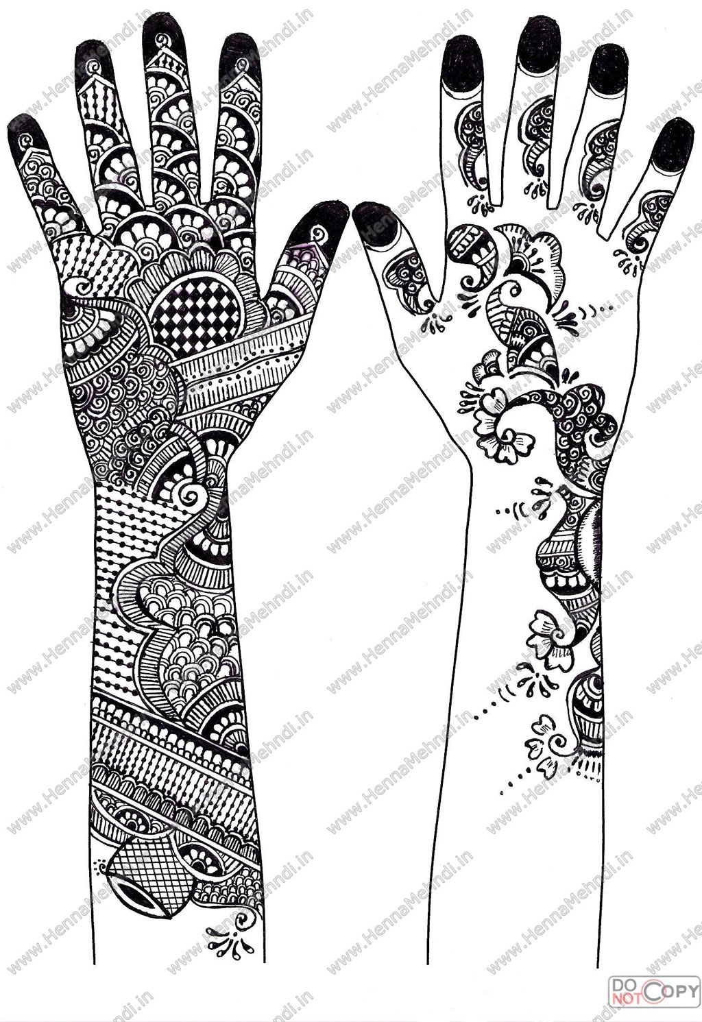 Henna Designs Easy Printable