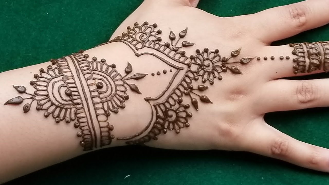Henna Tutorial Very Gorgeous And Easy Henna Design For Beginners