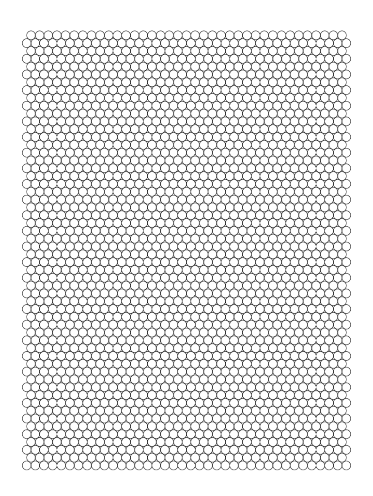 Hexagonal Graph Paper Fill Online Printable Fillable Blank 