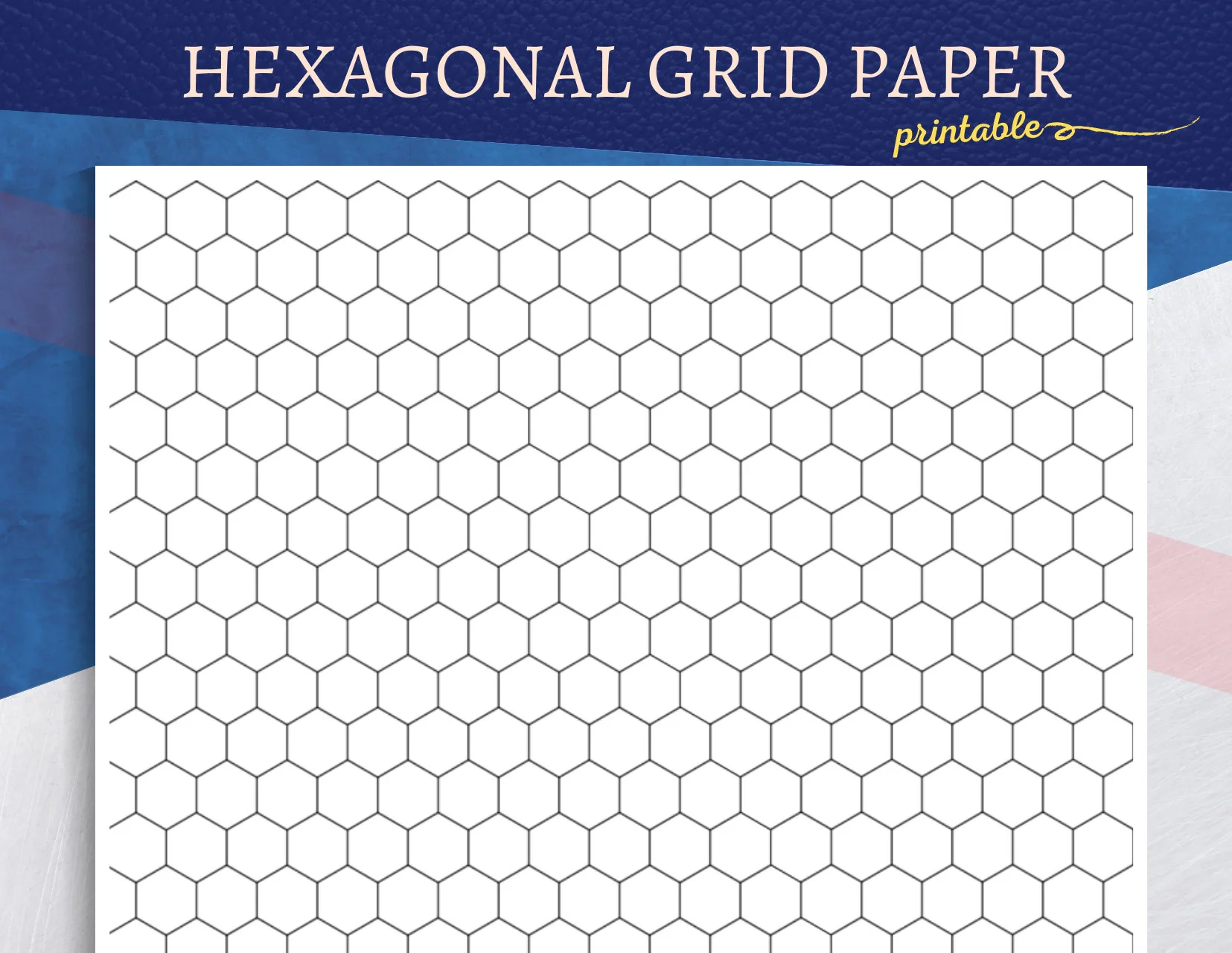 Hexagonal Grid Paper Hexagonal Grid Honeycomb Coloring 