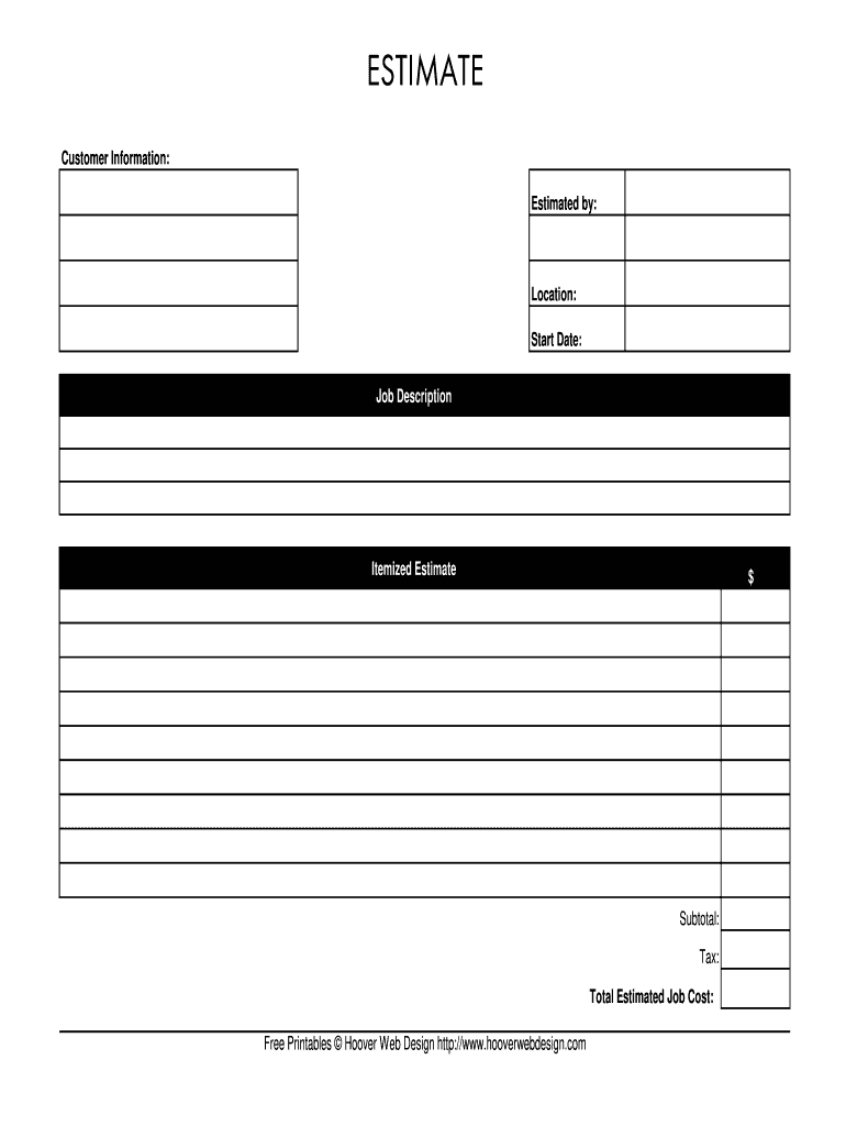 Free Printable Blank Forms Online