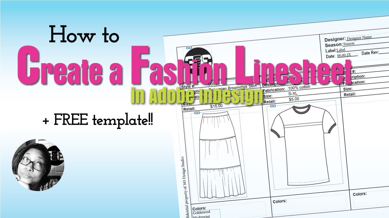 Fashion Design Line Sheet
