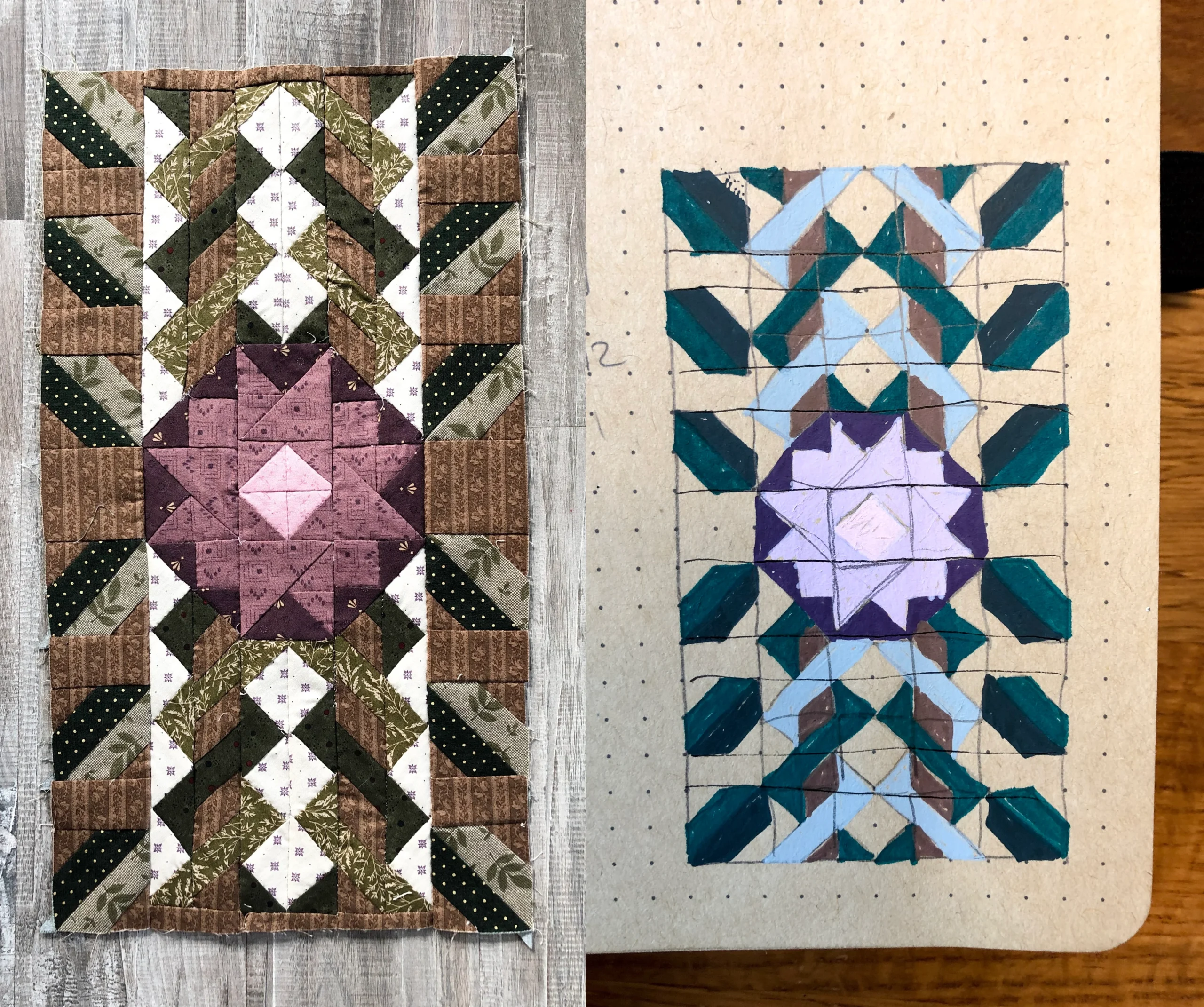 How To Design Your Own Quilt Using Dot Grid Paper Archer And Olive