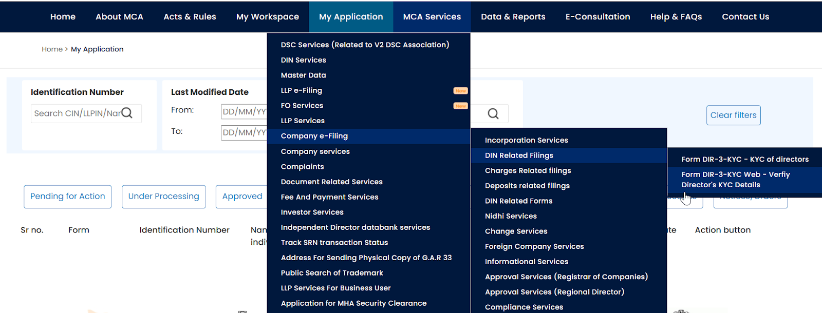 How To File DIR 3 KYC Web Form Through MCA V3 BeTheFirst