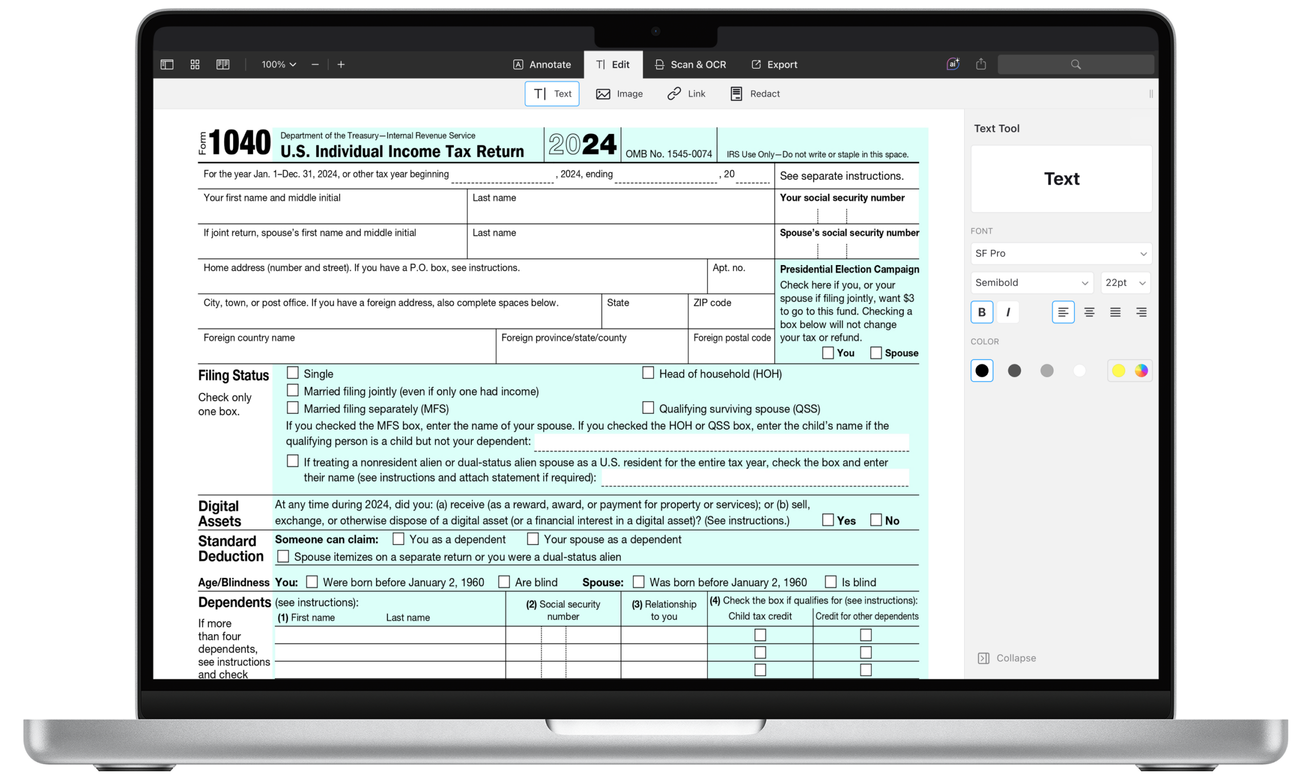 Irs Forms And Publications 1040 Instruction