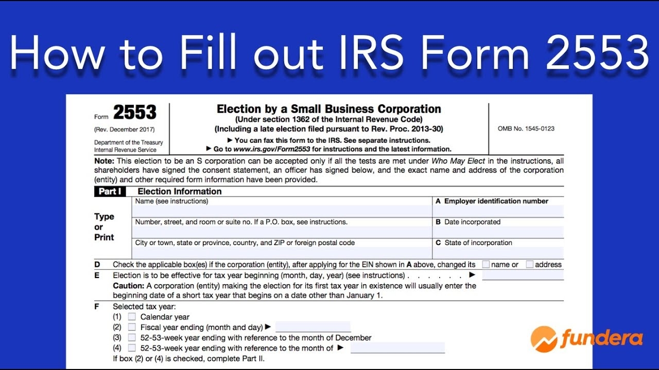 Irs Form 2553 Late Election