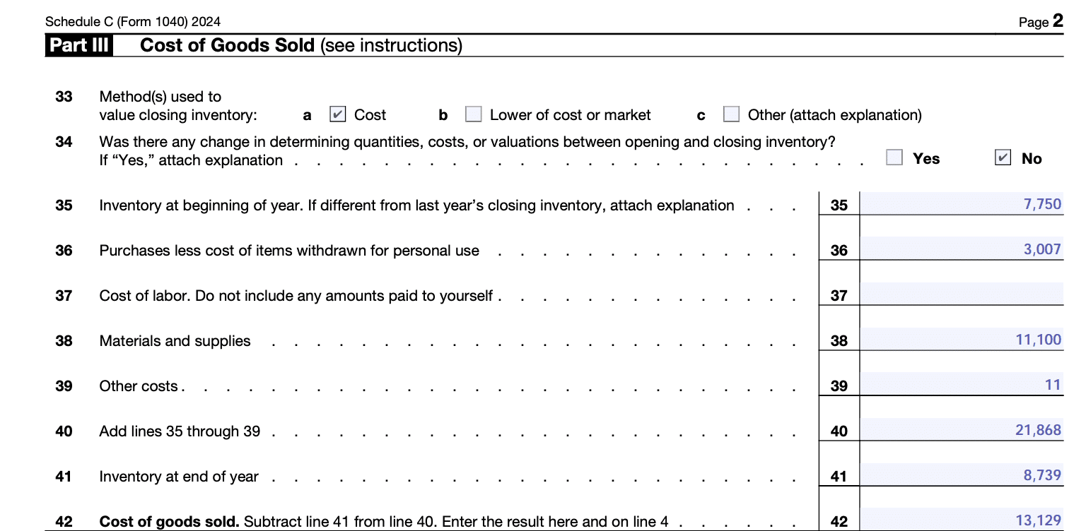 How To Fill Out Schedule C In 2025 With Example 