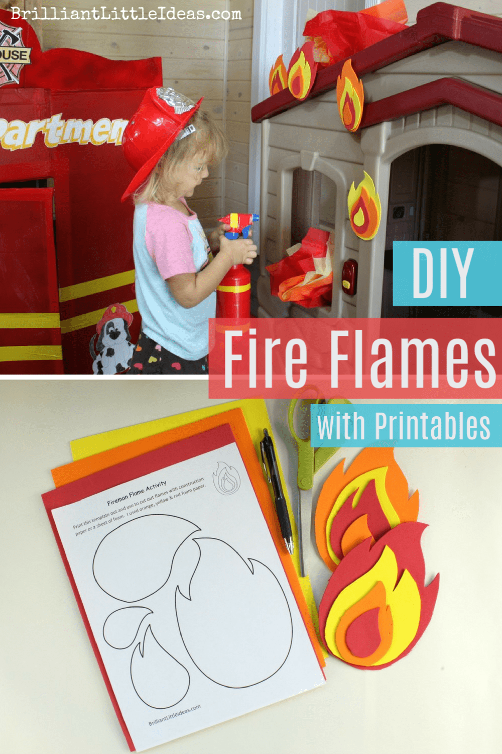 Fire Template Printable