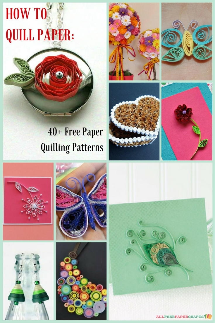 Paper Quilling Templates Free