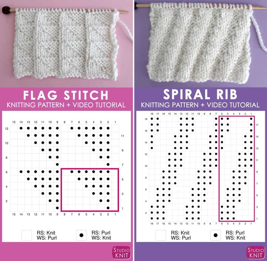 How To Read A Knitting Chart For Absolute Beginners Studio Knit