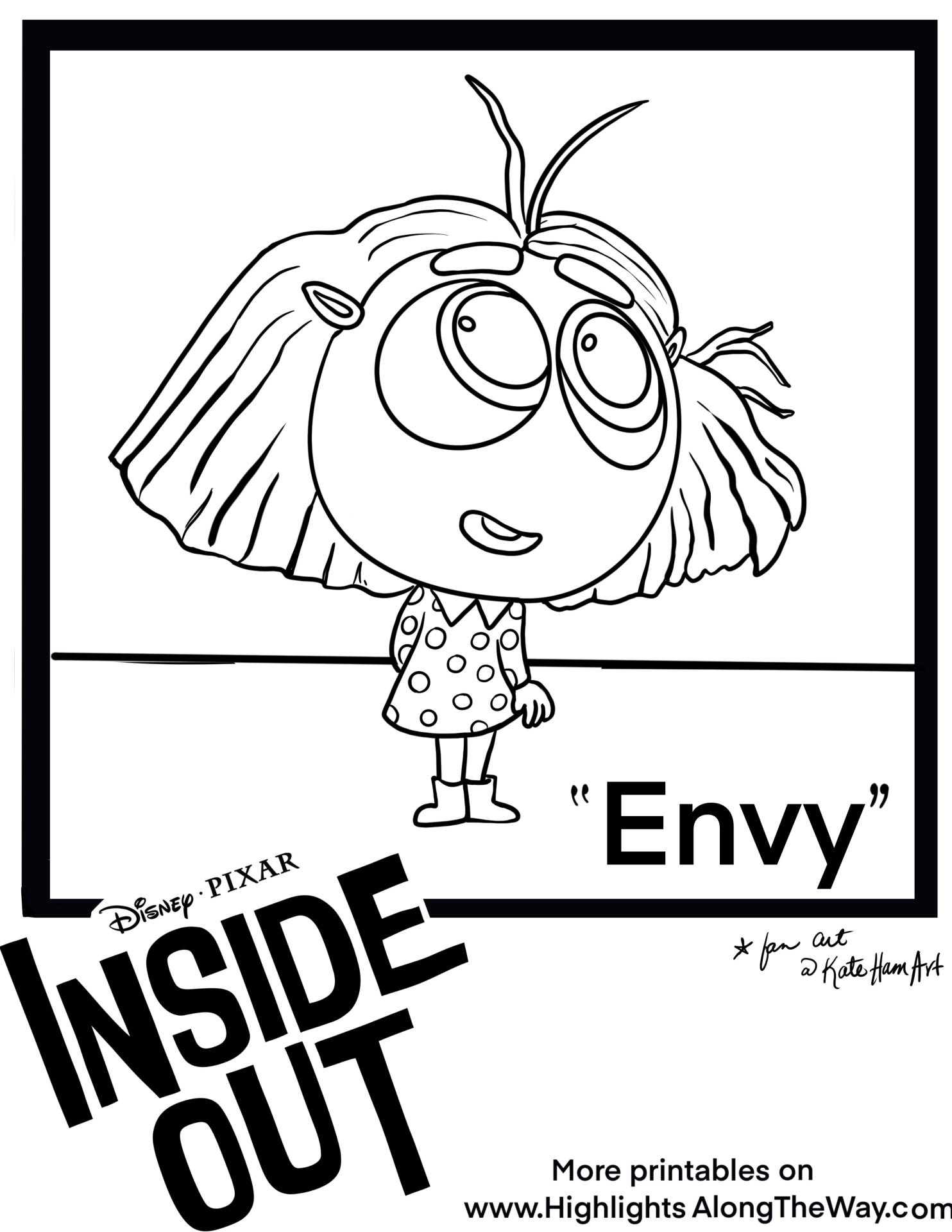 Inside Out 2 Coloring Pages And Printables