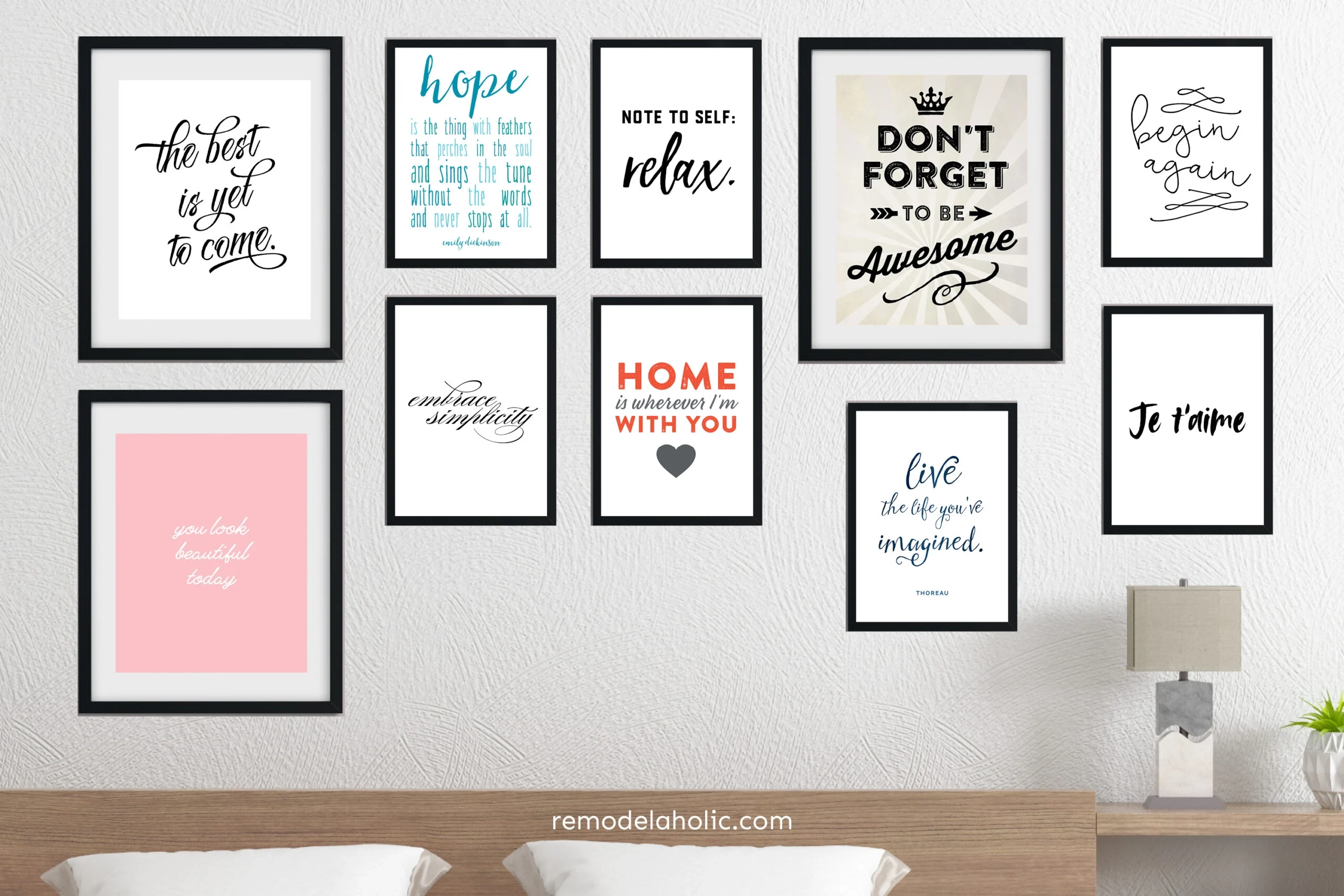 Inspirational Free Printable Wall Art For Bedroom Decor 