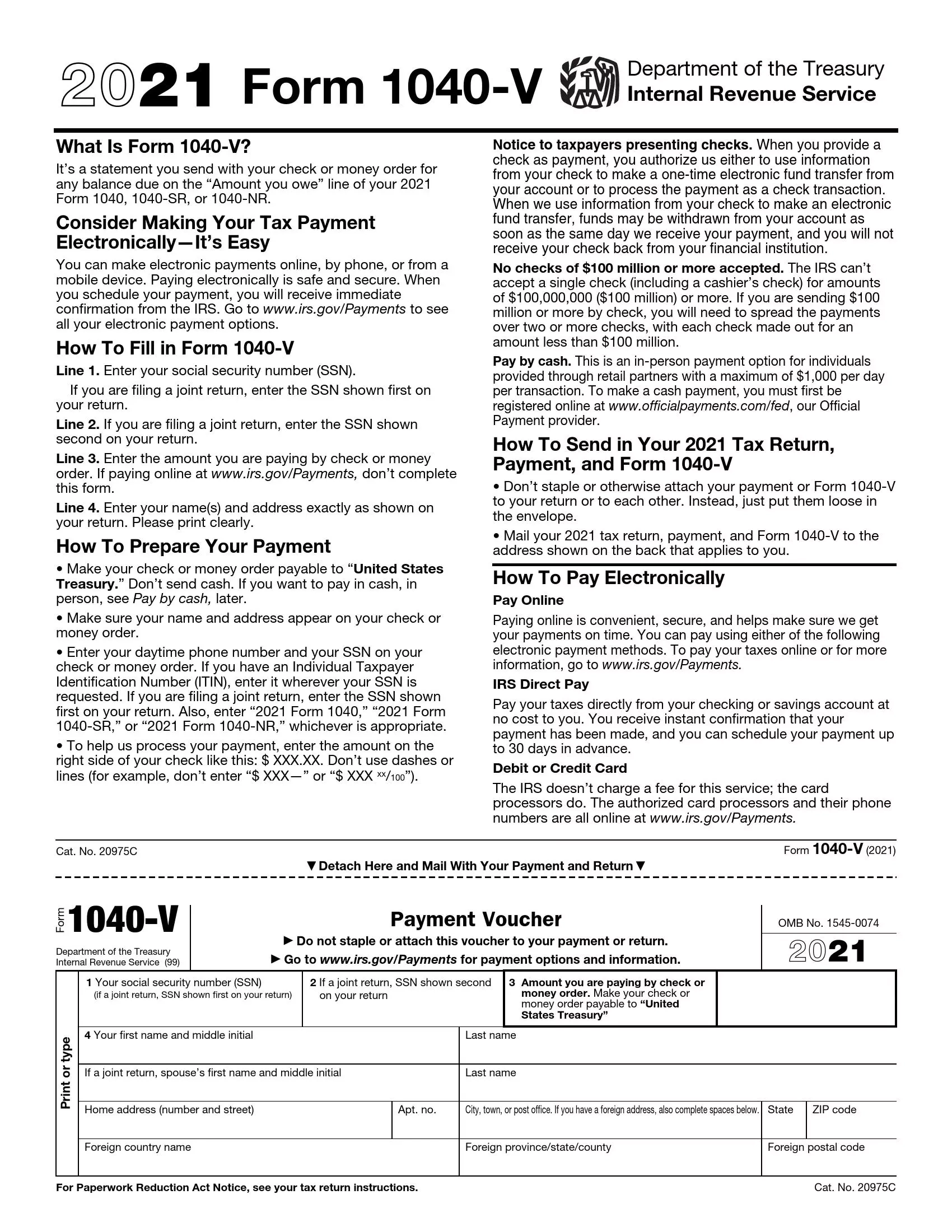 Irs Form Order