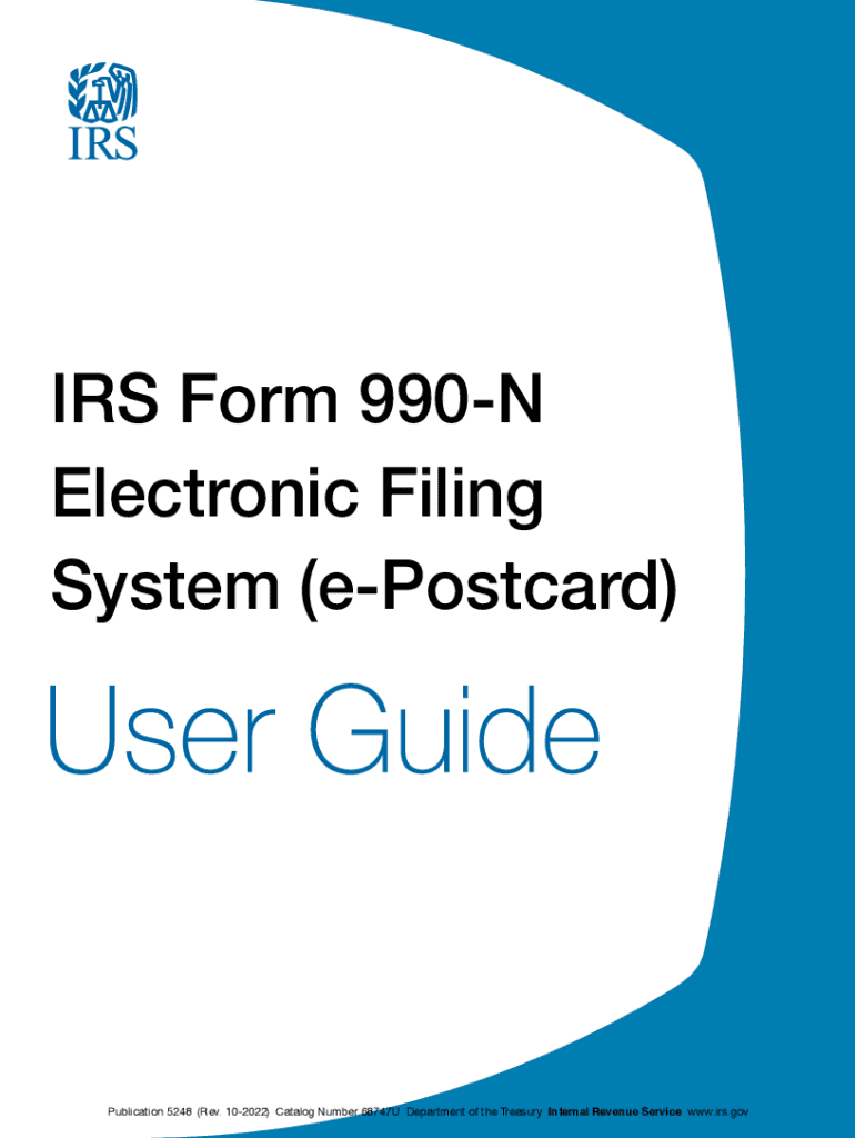 Irs Form 990 N E Postcard Fill Out amp Sign Online DocHub