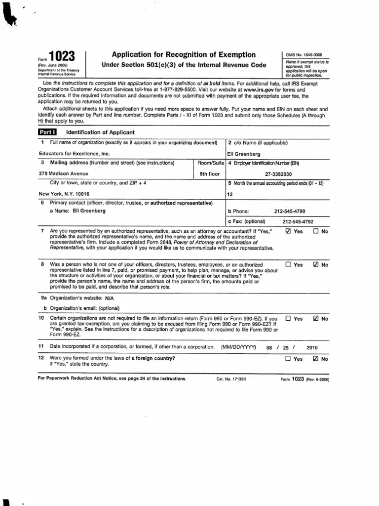 Irs Tax Exempt PDF Charitable Organization Irs Tax Forms