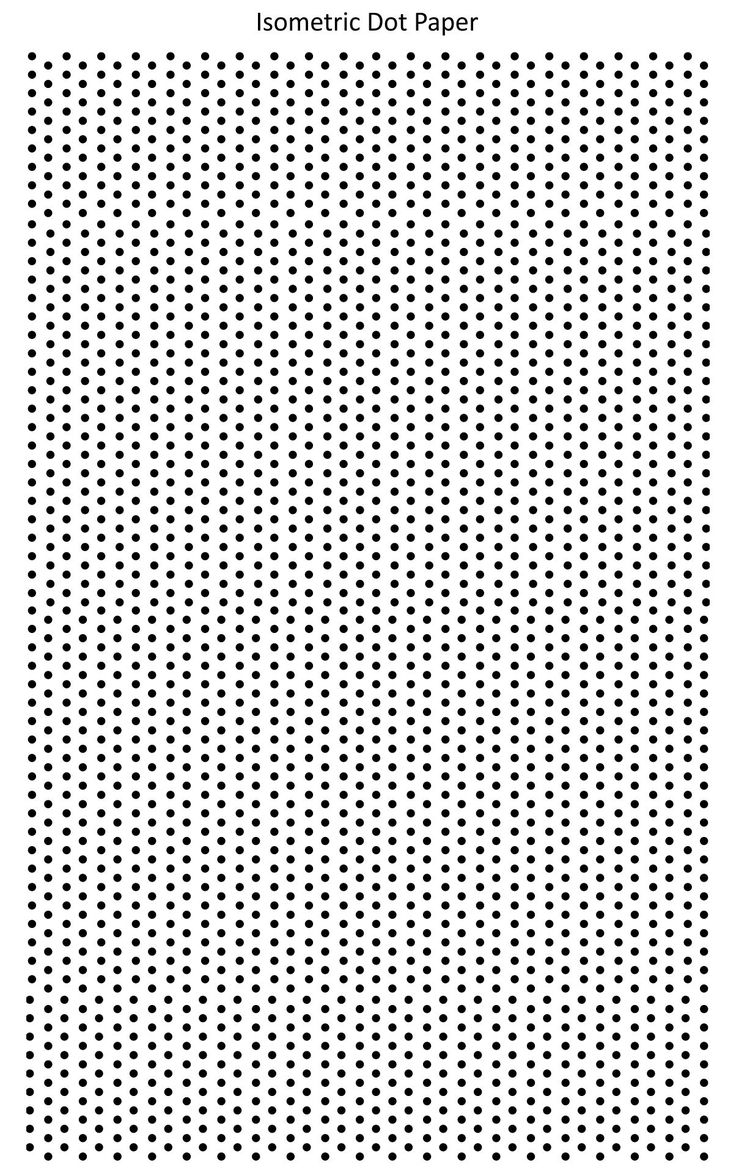 Free Isometric Paper Print