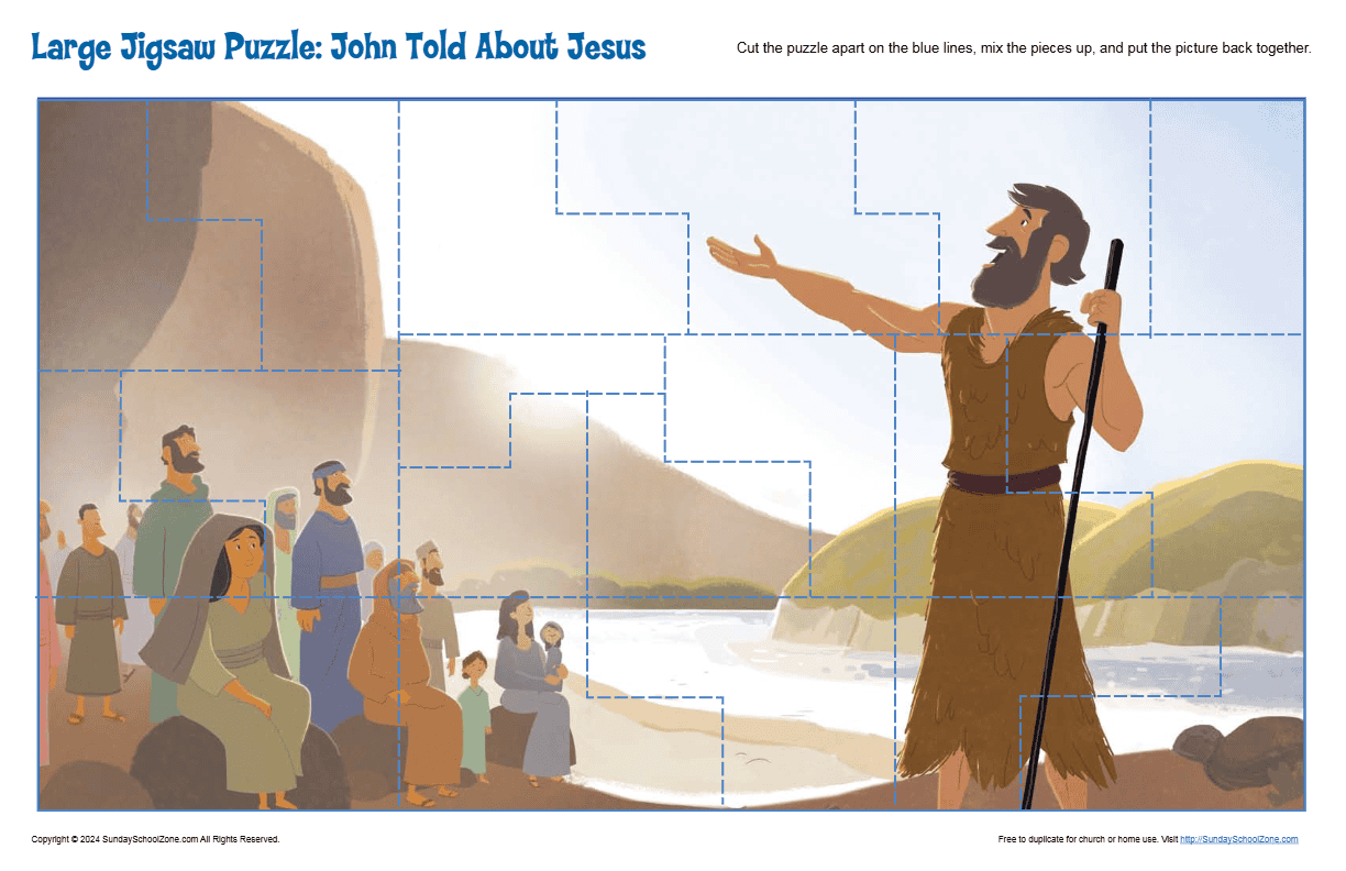 John The Baptist Told About Jesus Archives Children s Bible 