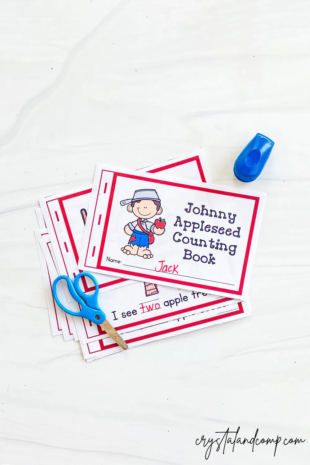 Johnny Appleseed Printable Book CrystalandComp