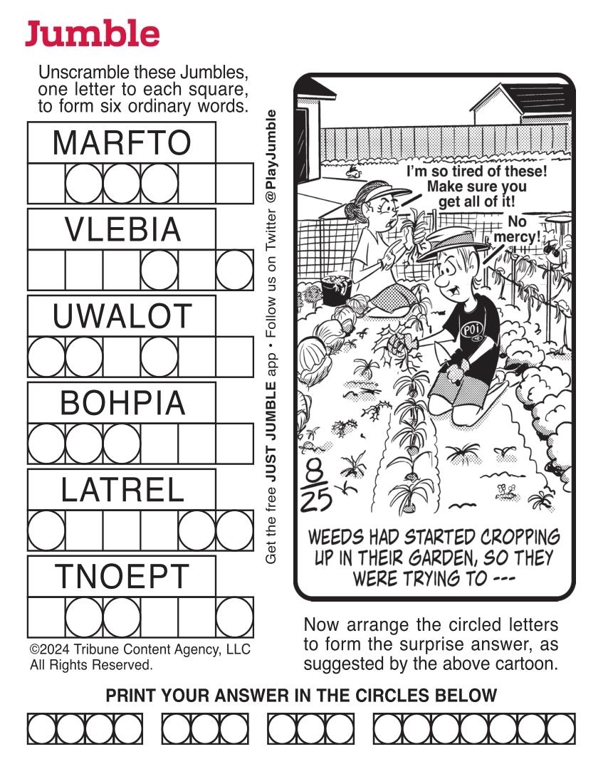 Free Printable Jumble Puzzles For Seniors