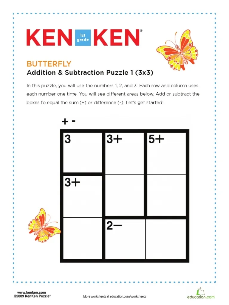Kenken Puzzle First 7 PDF PDF