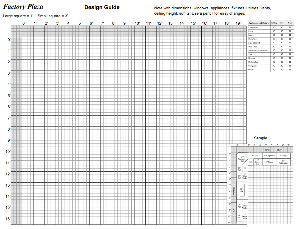 Kitchen Cabinet Drawing Design Grid amp PDF Factory Plaza