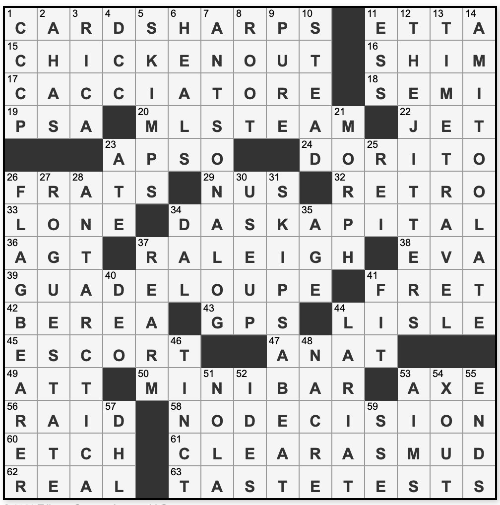 Merl Reagle Classic Crossword Puzzles